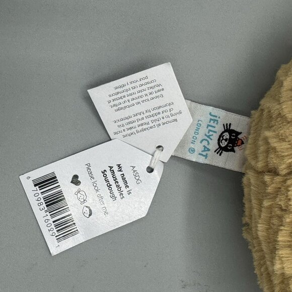 Jellycat Amuseables Sourdough Bread Loaf Plush New Authentic U.S. Seller - Picture 7 of 8